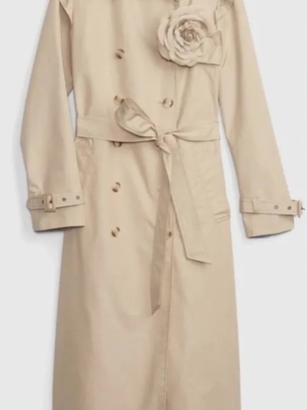 Gap × LoveShackFancy Trench Coat
 NWT Size Large - Picture 4 of 6